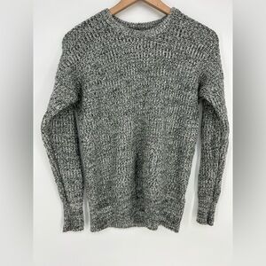 Abercrombie & Fitch Marled Gray Knit Wool Blend Crew Neck Sweater - Size XS/S